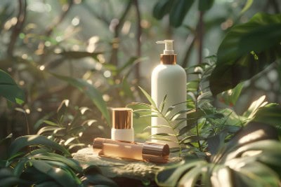 dreamy aesthetic cosmetic product with fresh background 1